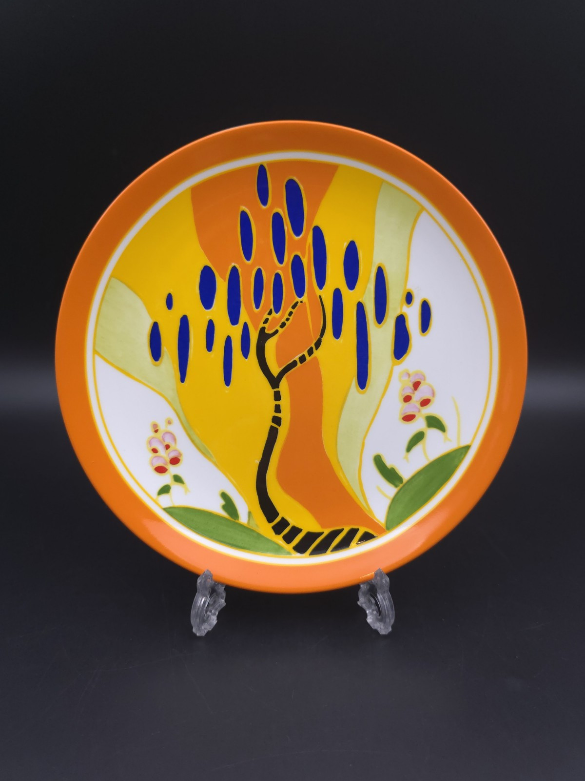 Wedgwood Clarice Cliff The Bizzare Collection Windbells Plate with Box