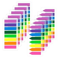  2000 Pcs Page Markers Bright Sticky Tabs, Translucent Small 0.47 in x 2 in