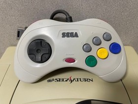 Sega Saturn Console White HST-3220 Japanese Version tested