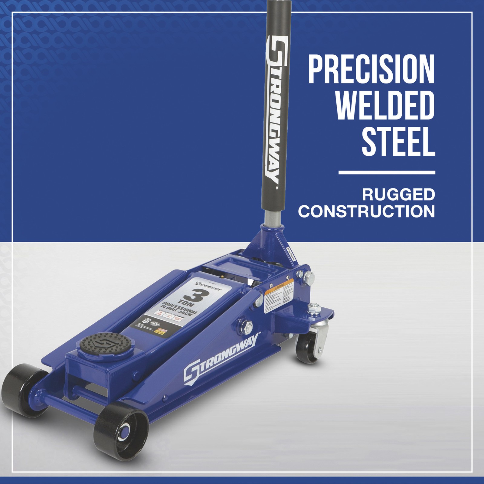 Strongway Professional Service Floor Jack, 3-Ton Capacity