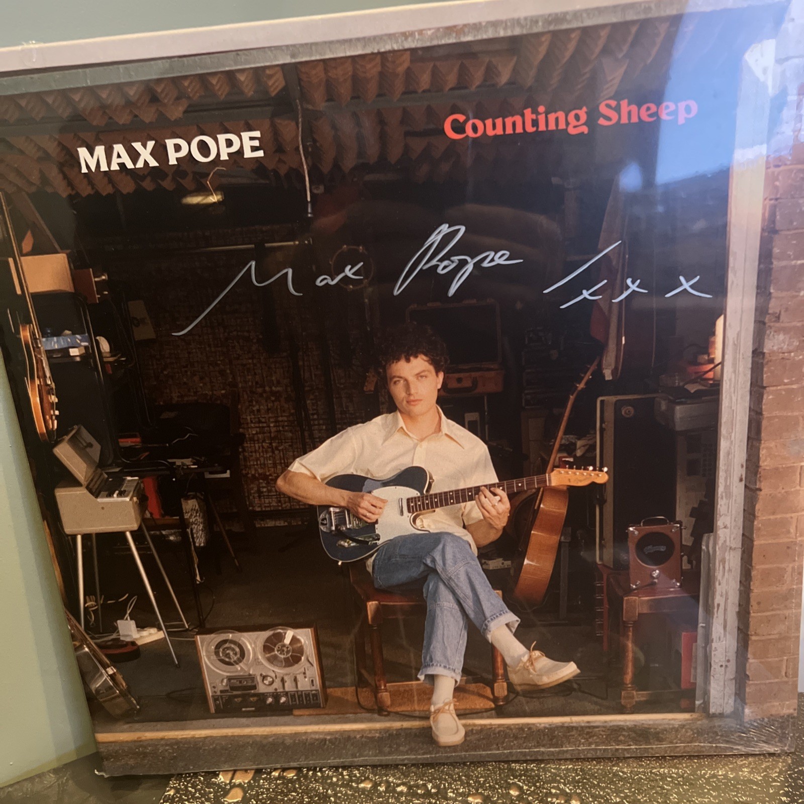 MAX POPE - Counting Sheep - Vinyl LP *NEW & SEALED* *Signed / Autographed*