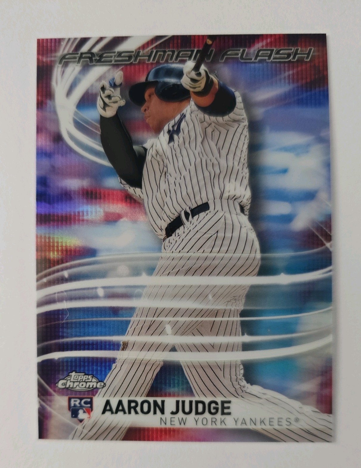 AARON JUDGE 2017 TOPPS CHROME BASEBALL FRESHMAN FLASH ROOKIE RC FF-11 NY YANKEES