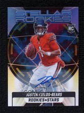 2021 Panini Rookies & Stars Stellar Signatures 4/25 Justin Fields Auto 0vf5