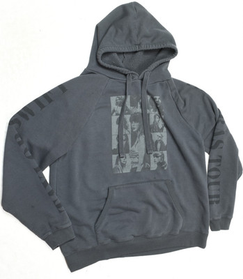 Taylor Swift Official Eras Tour Hoodie Sweater Womens Large Gray Long Sleeve