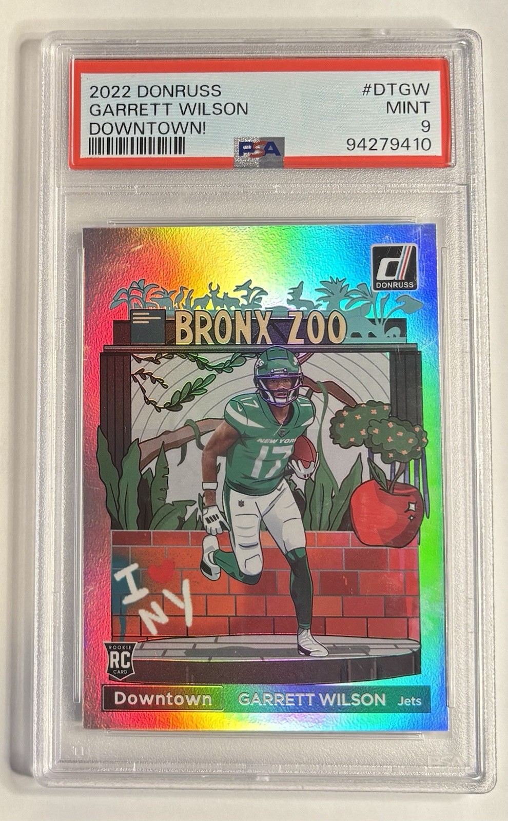 2022 Panini Donruss - Downtown! Garrett Wilson #DT-GW (RC)