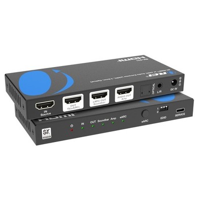OREI 8K HDMI  or eARC Audio Extractor (eARC, 3.5mm, Optical) (BK-931)