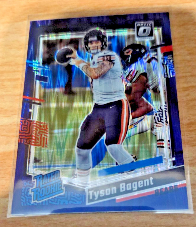 Tyson Bagent 2023 Donruss Optic Purple Shock RC # 216