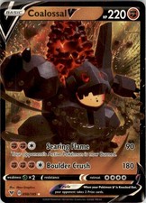coalossal v pokemon card value {080/076}Coalossal SR Fighting Fighting Coalossal V #98 Pokemon Card