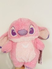 Disney Stitch Angel Fluffy Hot Water Bottle and Cover Primark