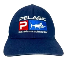 Pelagic High Performance Offshore Gear Sized Ball Cap Visor Hat Fishing Hat