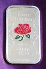 1 oz. Silver Bullion Bar Vintage Ceeco