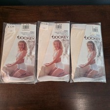 3 - 1992 Vintage Jockey For Her Culotte Courte Briefs Cotton Panties Sz 7 Beige