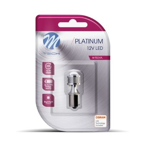 Fits M-TECH TULB811W LED light bulb P21W (1 pcs) Platinum 6000K 12V L ⭐UK Stock⭐