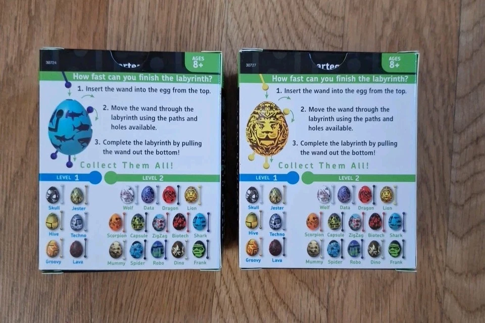 Lot of 2 Smart Egg Labyrinth Puzzle  Level 2 Lion Shark Hand Held New Open Box - Image 4 of 4
