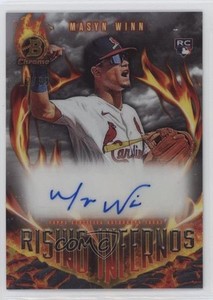 2024 Bowman Rising Infernos Auto /99 Masyn Winn #RIA-MW Rookie Auto RC