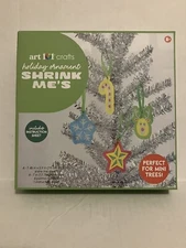 Art 101 Crafts Christmas Tree Shrink Art Kit Holiday Ornament Shrink Me’s