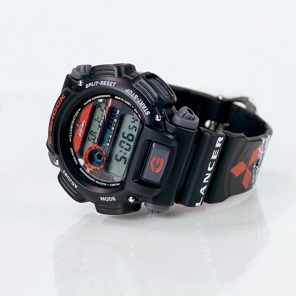 Reloj Pulsera Personalizar Mitsubishii Lancer Evolution DW 9052 G Resistente a Golpes Foto 2 de 4