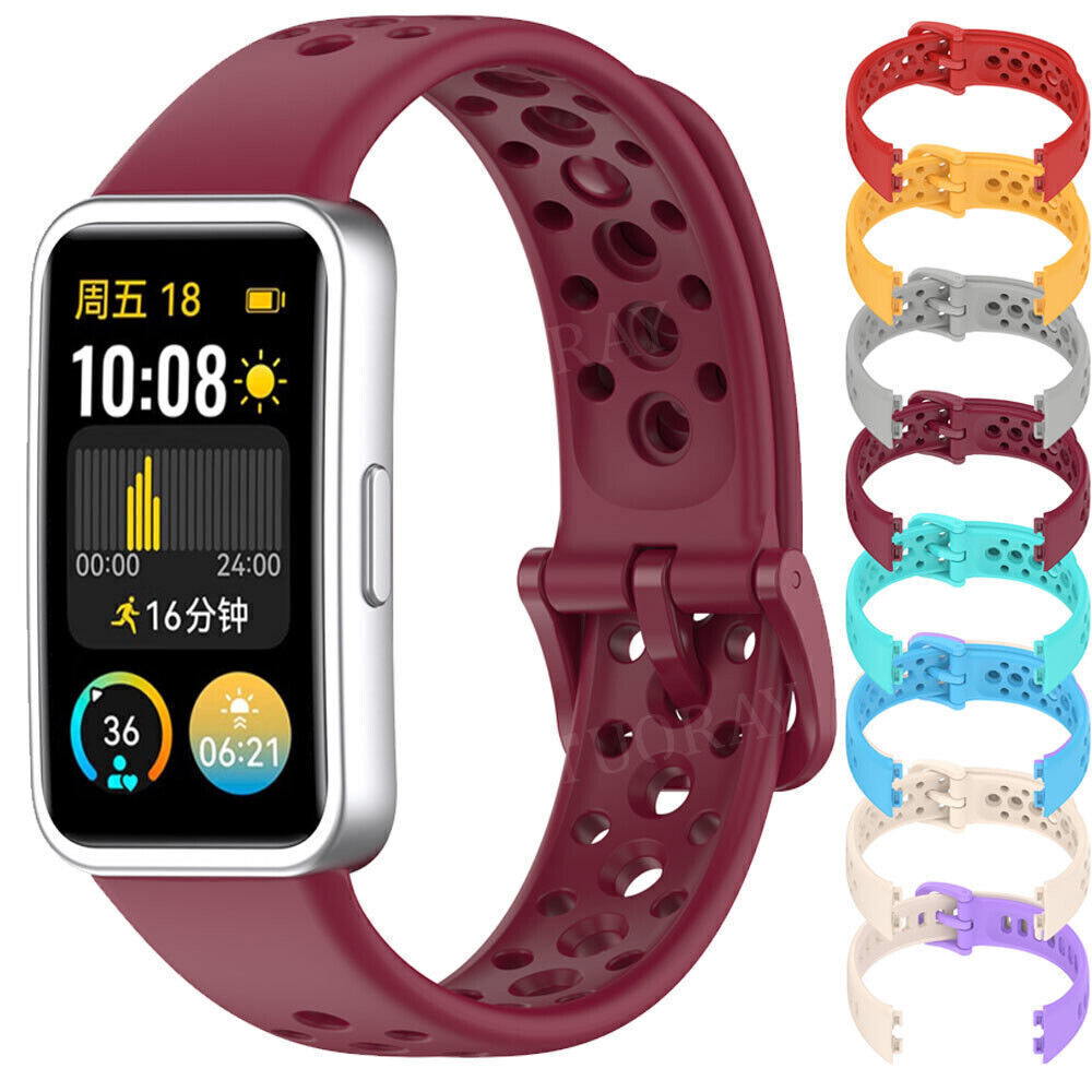 Silicone Sports Strap Replacement For Huawei Band 8 / Band 9 Watch Band Bracelet