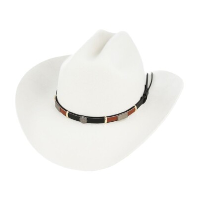 Western Cowboy Hut klassischer amerikanischer Stil Wolle - Vintage-inspirierter Cattleman Hut