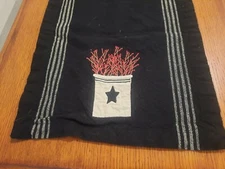 Table Runner Decor Folk Art Country 4th Of July. Stars Branches 33"×13"