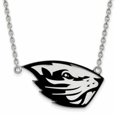 SS Oregon State University großer Emaille Anhänger mit Halskette
