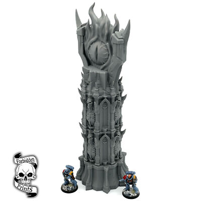 Grimdark Gothic Black Dark Tower 28mm Sci-Fi Fantasy D&D Streuland Landschaft