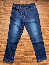 Aq. Denim Women’s Jeans Navy Color Cotton Blend Size 14