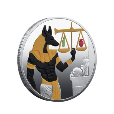 Egyptian Egypt God Of Death Protector Anubis Commemorative Coin Collection US
