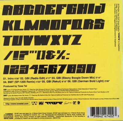 SEALED 1997 CD Towa Tei with Kylie Minogue ‎GBI (German Bold