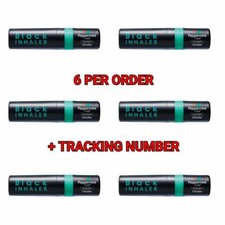 6X Peppermint Field Black Inhaler Aromatic 2x Eucalyptus Traditional Thai Remedy