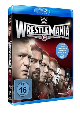 BROCK LESNER/REIGNS,ROMAN/CENA,JOHN - WRESTLEMANIA 31 2 BLU-RAY NEU 