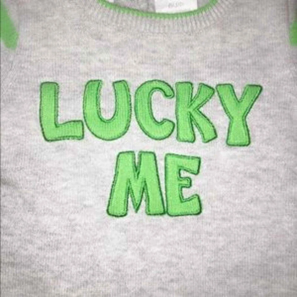 Koala Niños Infante Niño 0-3 Meses Gris Verde Algodón Lucky Me Una Pieza Manga Larga Foto 3 de 4