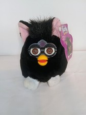 VINTAGE FURBY BUDDIES BEAN BAG PLUSH, 70-724", "VERY HUNGRY", GREY EYES, NWT
