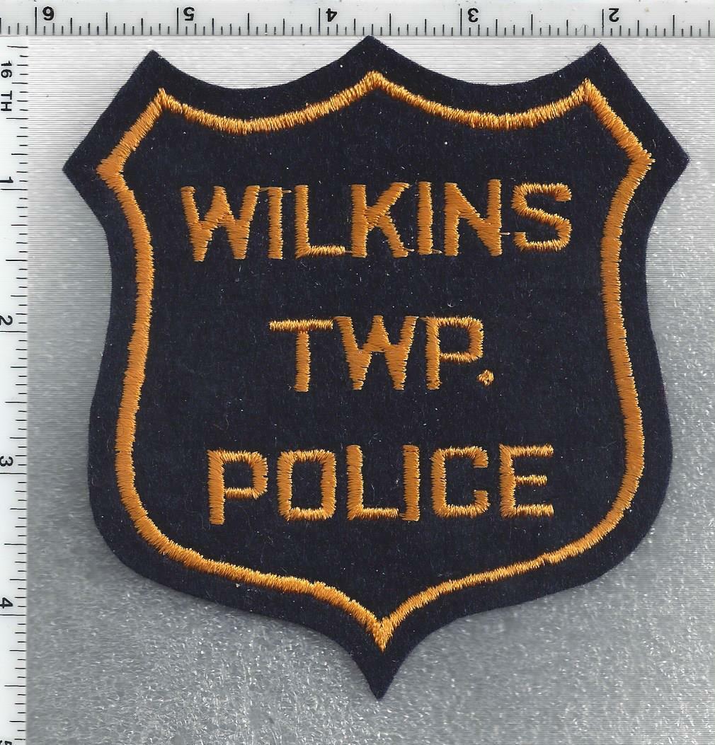 Wilkins Township Police (Pennsylvania) RARE FELT 1st Issue Shoulder