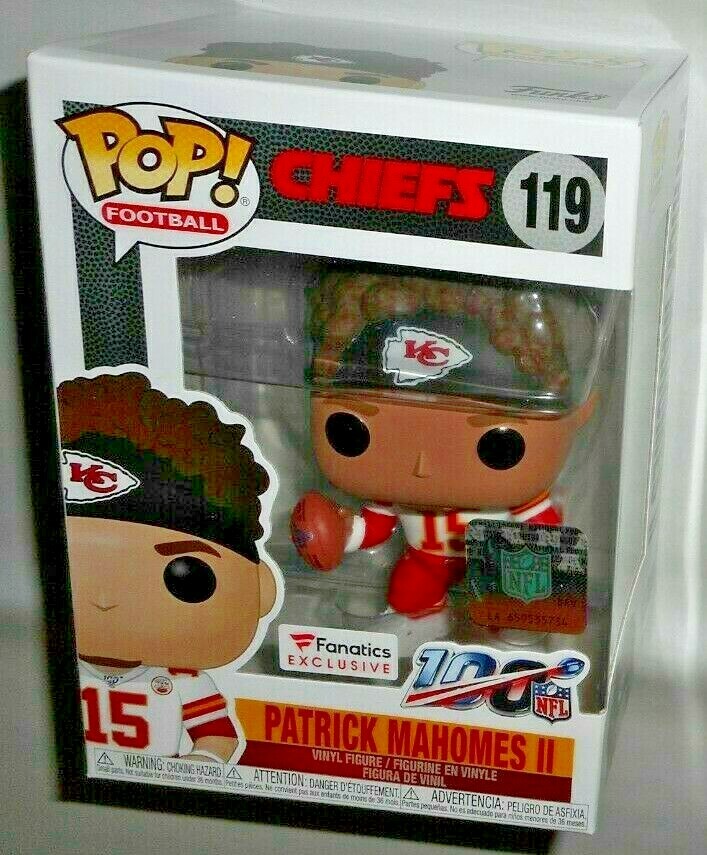 funko pop patrick mahomes white jersey