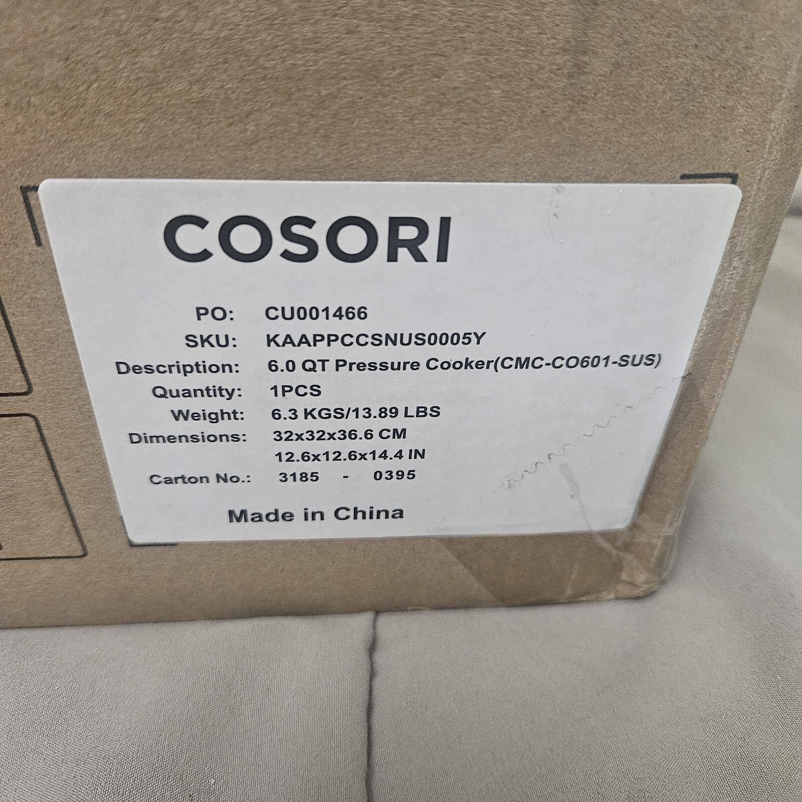 COSORI Electric Pressure Cooker 9 in 1 Stainless Steel 6 Quart Tested READ