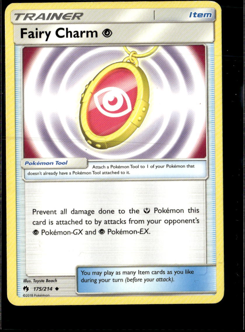 Pokemon Fairy Charm P 175/214 Lost Thunder Non Holo Uncommon 2 Card Lot