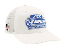 Zephyr Men's Florida State Seminoles 2023 ACC Champions Adjustable Hat White