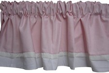 Baby Doll Bedding Classic Bows Valance, Pink