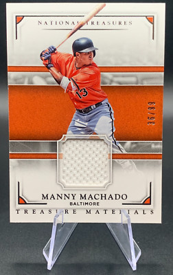 2017 Manny Machado /99 Panini National Treasures Relic Treasure Materials #TM-MM