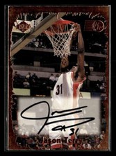 1999 Collector's Edge Rookie Rage Jason Terry Auto Autograph Black Ink U5813