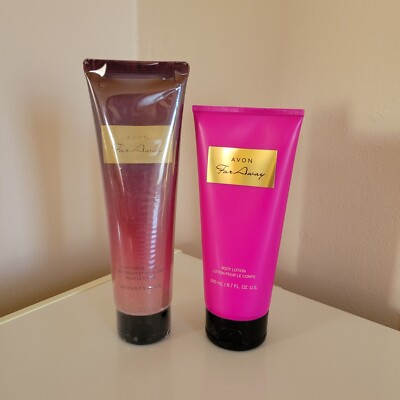 Avon FAR AWAY Scrub 6.7 oz Body Lotion 6.7 oz