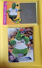 2016 Topps Opening Day Mascots Phillie Phanatic #M-16 Plus 1993 Upper Deck Holo