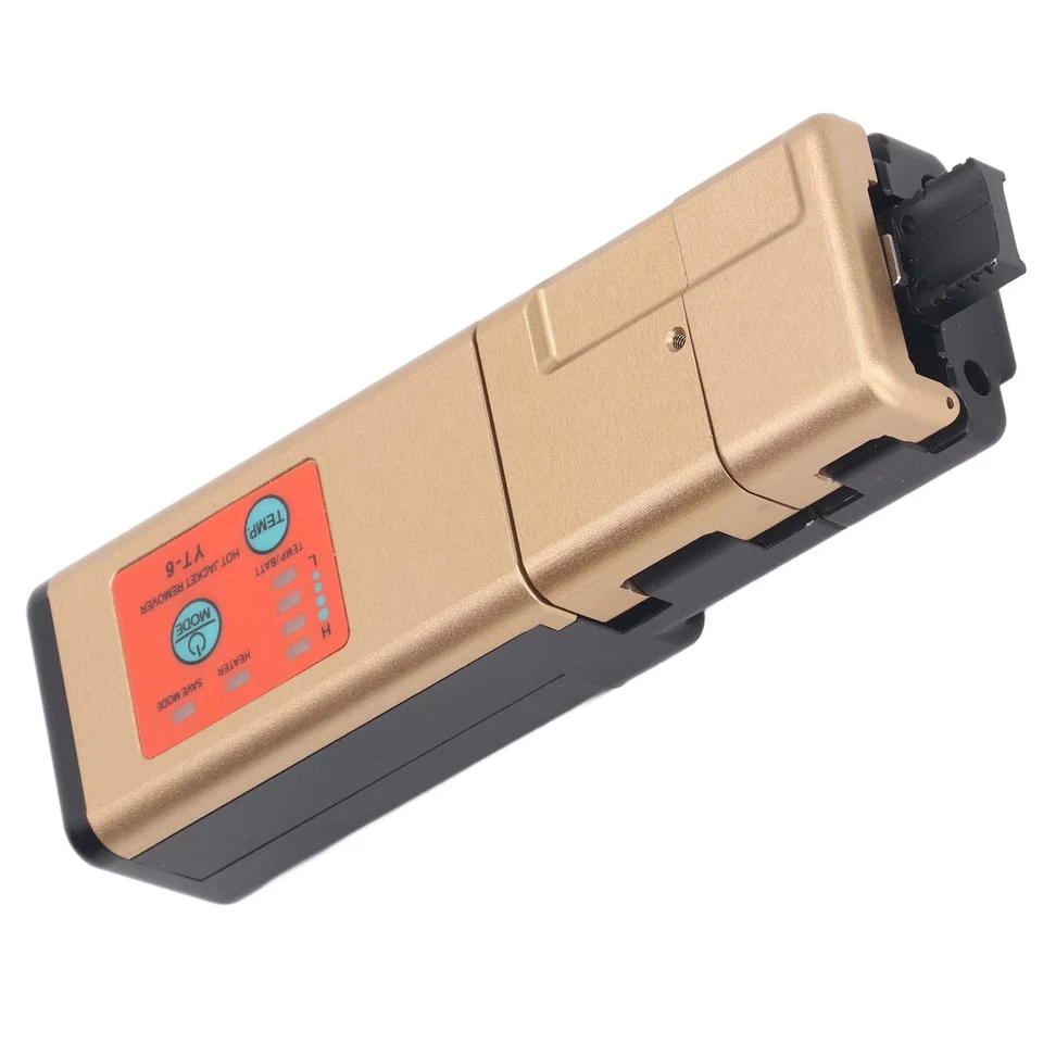 Extractor térmico de fibra de cinta 4 engranajes 2 modos herramienta de pelado de calor de fibra (enchufe de EE. UU.) - Imagen 2 de 4