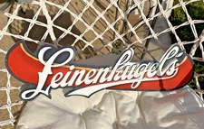 Leinenkugel’s Leinie CANOE Boat Metal Sign Tin Tacker 24" CHIPPEWA FALLS Brewery