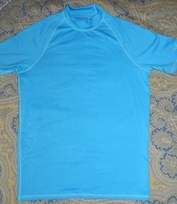 Nautica Adult RASH GUARD Top Loose Fit Blue Size - Adult Small Worn Once