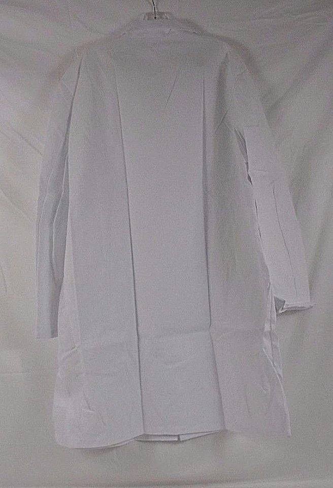 Abrigo de laboratorio de dibujo uniformes médicos sello de moda 493 blanco talla 48 236Q Foto 2 de 2