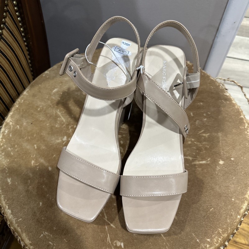 Marc Fisher Tan Sandals Beige Sz 11 Wedge