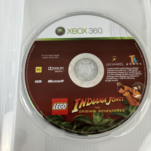 Lego Indiana Jones The Original Adventures Xbox 360 PAL Disc Only Free