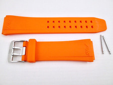 Genuine Luminox 22mm F-16 Fighting Falcon orange watch band 9129 New Old Stock
